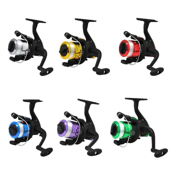 Carrete de pesca modelo 200 con rueda giratoria con mango plegable