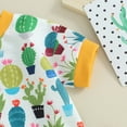 thumbnail image 6 of Bagilaanoe Newborn Baby Girl Boy Rompers Print Short Sleeve Bodysuits 3M 6M 9M 12M 18M Infant Casual One Piece Short Jumpsuit, 6 of 7