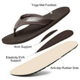 thumbnail image 6 of Harvest Land Comfortable Flip Flops for Men Arch Support Thong Sandals Non Slip Summer Beach Shoes Size 7-13 Males, 6 of 11
