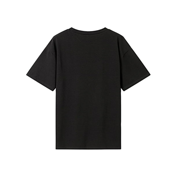 Camiseta para mujer, disfraz de verano, camiseta de manga corta para caminar, deportes, vacaciones en la calle L