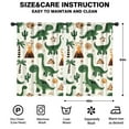 thumbnail image 2 of Blackout Kids Curtains,Cute Dinosaur Pattern Childrens Insulated Curtains Set Of 2,Bedroom Essentials,Toddler Room Decor 42x63in(106x160cm), 2 of 4