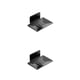 thumbnail image 2 of Toystoory Soporte para inodoro, soporte de baño para jabón, sin taladro, decoración de estilo Simple, accesorios para el hogar, suministros de Negro 2piezas, 2 of 6