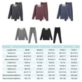 thumbnail image 4 of Minnieouse Ropa interior térmica para hombre, capa base cálida y suave, vestido cálido Villose Tight, ropa de invierno colorida, pintura interior de conjuntos de ropa  Gris claro> 4XL NO16 Minnieouse AP013689-20, 4 of 6