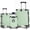 Green, variant on SOBREMESA 3 Piece Hardshell Luggage Set, Lightweight Suitcase with TSA Lock & Double Spinner Wheels, Expandable ABS+PC Travel Luggage for Women and Men, Pink