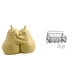thumbnail image 1 of Sujetalibros decorativos para oficina y hogar, cesta de almacenamiento colgante, estantes de pared de alambre metálico de , adecuados para sa, 1 of 8