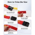 thumbnail image 3 of AWAYTR Nylon Ratchet Automatic Metal Buckle Adjustable No-Hole Web Boys Baseball Belts Red, 3 of 10