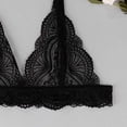 thumbnail image 5 of IFNWSV Bralettes for Women Lace Triangle Cup Lightweight Breathable Seamless Soft Support Everyday Comfort Bra Black 2XL, 5 of 5