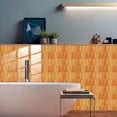thumbnail image 5 of Ctnporpo Retro Peacock Feather Texture Imitation Epoxy Crystal Film 3D Visual Tile Sticker Decoration Renovations Sticker Wall Stickers, 5 of 5