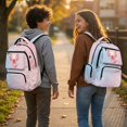 thumbnail image 3 of KUIFORTI Axolotl Strawberry Kids Backpack with Multi Pockets Lightweight School Bookbag Comfortable Backpack for Girls Elementary Middle School Back to School Gifts, 3 of 7