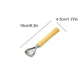 thumbnail image 3 of Binmer Factory Direct New Wooden Handle Planer Manual Kitchen Tool Fish Killing Knife Fishs Scale Brush, 3 of 5