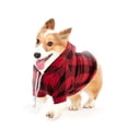 thumbnail image 3 of Twinkseal Two-legged Pet Sweater Pet Sweater Plaid Pattern Hoodie with Elasticized Hem Cuffs Fashionable Two-legged Dog Cat Clothing for Small Soft Comfortable, 3 of 8