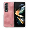thumbnail image 5 of Compatible with Samsung Galaxy Z Fold 4 Case, Retro Anti-Drop Durable PU Leather Women Girls Men All Inclusive Reinforced Corners Case for Samsung Galaxy Z Fold 4 5G 2022, Pink, 5 of 11
