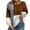 Brown, variant on Aoochasliy Womens Sweaters Pullover Clothes Trendy Color Matching Pullover Round-Neck Sweater