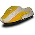 thumbnail image 3 of EliteShield Housse de Ski à Réaction Remorquable, Housse PWC en Polyester 600D de Qualité Marine Imperméable et Robuste Teinte en Solution, Convient de 116 Pouces à 125 Pouces 2 Places Deux Tons Jaune/gris, 3 of 4