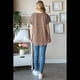 thumbnail image 5 of Blusas de Corta para Mujer Color Camello L, 5 of 6