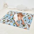 thumbnail image 2 of Colorful Dinosaurs Names Labels Pattern Blanket,Comfortable Soft Lamb Wool Throw Blanket,All Season,Warm Lightweight Blankets for Sofa Bed Couch Living Room Chair,30"x40", 2 of 4