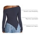 thumbnail image 4 of Remera PRETTYGARDEN Y2K Azul Marino Crop Top con Hombros Descubiertos Talle S, 4 of 9