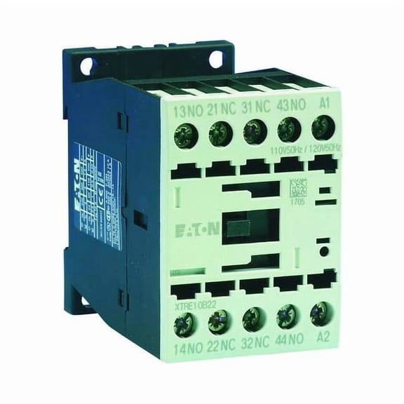 Eaton IEC Control Relay,4NO,120VAC,16A XTRE10B40A