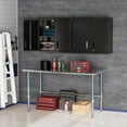 thumbnail image 5 of ROVSUN 60" X 24" Open Base Stainless Steel Table, NSF Commercial Heavy Duty Prep & Work Table,Metal Table for Kitchen, Restaurant, Home, Hotel, Garage, Laundry, 5 of 8