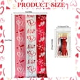 thumbnail image 2 of 1PC Curtains Backdrop Valentines Party Decorations, Red Pink Silver Valentines Day Backdrop, Valentine Photo Backdrops Decor Wedding Party Decor, 2 of 5
