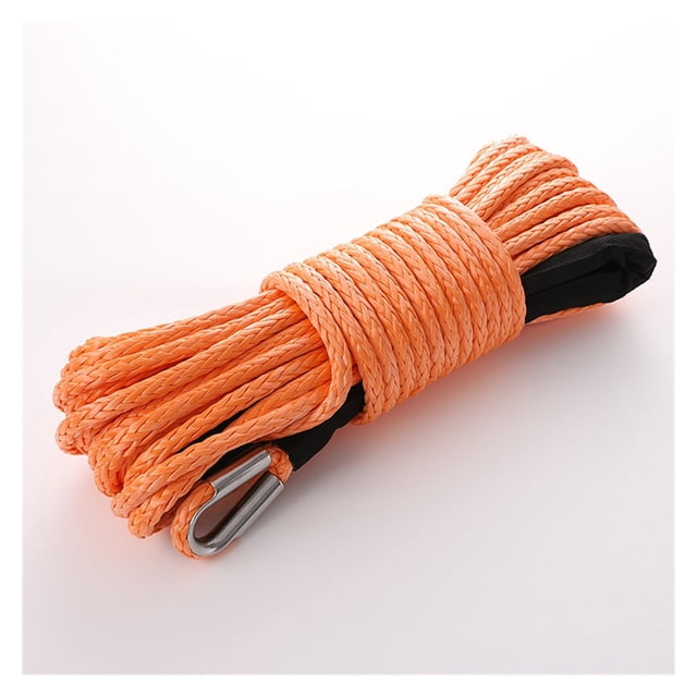 9.5mm * 26M Off-road Winch Rope Traction Rope Rescue Car Trailer Rope Ultra High Molecular Rope ,Easy to Use