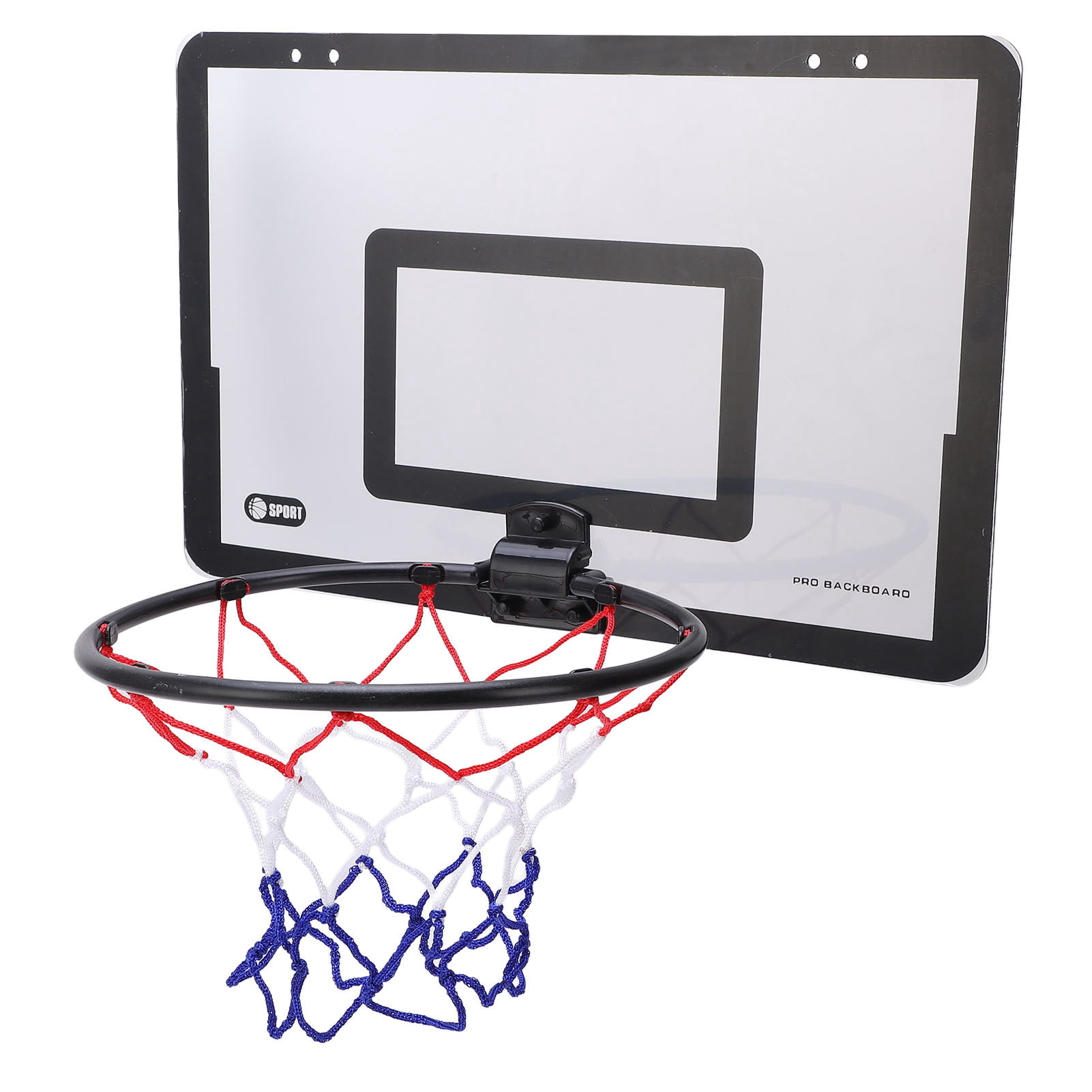 Zaqw Hanging Door Mounted Basketball Hoop Set Perforation Free Indoor