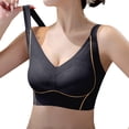 thumbnail image 1 of Full Coverage Seamless T Shirt Bra with Side Support Wide Band Lift and Smoothing Shape for Daily Wear, 1 of 4