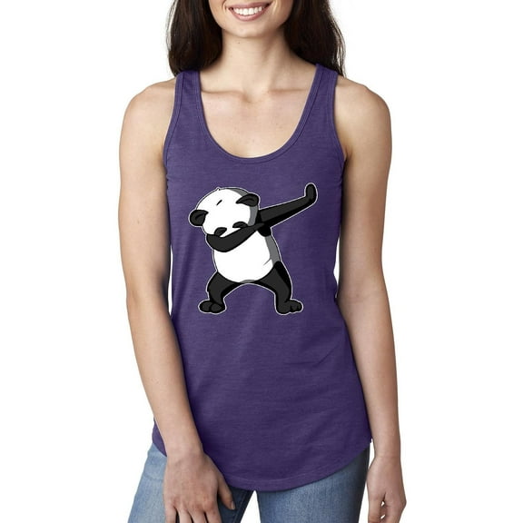 Normal is Boring - Women's Racerback Tank Top, up to Women Size 2XL - Dancing Panda