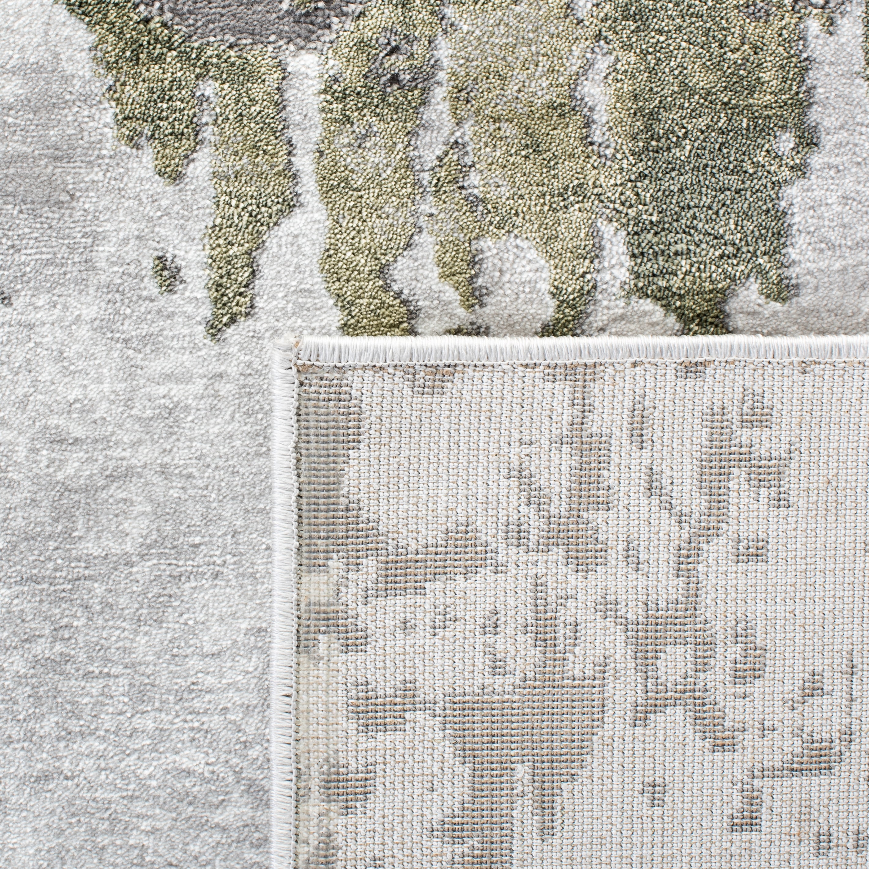 SAFAVIEH Craft Constantine Abstract Area Rug, Grey/Green, 6'7" x 6'7" Round