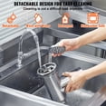 thumbnail image 6 of Commercial Electric Meat Grinder – 13 lbs/min Heavy Duty Sausage Stuffer & Meat Mincer for Kitchen, 6 of 11