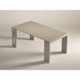thumbnail image 2 of Casabianca Home Erika Extendable Console Table In Beige Textured Melamine, 2 of 5