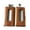 Brown, variant on Clip-on Earrings Square Earrings Black Earrings Non Pierced