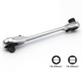 thumbnail image 3 of Mini Dual-use Ratchet Socket Wrench Screwdriver Interface Double-headed Spanner  dual-use double-headed mini Ratchet Socket Wrench mini convenient Remove screws workshop home, 3 of 8