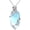 Moonstone, variant on JKR Rose Flower Necklace 925 Sterling Silver Dainty Gemstone Pendant Fine Jewelry Anniversary Gifts for Women Wife Girlfriend Her