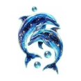 thumbnail image 2 of Juego de 3 Pegatinas de Pared con Forma de . Pegatinas de Delfines Que Brillan en La Oscuridad Y Se Pueden Quitar. Decoración con Temática 3 piezas, 2 of 7
