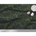 thumbnail image 2 of Soimoi Green Cotton Duck Fabric Rays Tie-Dye Printed Fabric 1 Yard 44 Inch Wide, 2 of 3