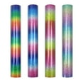 thumbnail image 2 of Rollos de vinilo holográfico de transferencia térmica de 30 x 25 cm para camisetas, sombreros y cameos. Arcoiris flash, 2 of 9