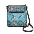 thumbnail image 2 of ZUXONGSY Hummingbird Mandala Flower Print PU Leather Crossbody Bags for Women Lightweight Shoulder Bag Handbags purpose Crossbody Handbag Purses with Adjustable Strap for Daily Use Workout, 2 of 7