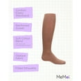 thumbnail image 3 of MeMoi Girls Ultra-Soft Opaque Pima Cotton-Rich Mini-Ribbed Sweater Tights - Girls - Female, 4, Toasted Almond, 3 of 12