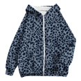 thumbnail image 6 of EnJoCho Girls Leopard Print Hoodie Zip Up Full Zip Hooded Sweatshirt Jacket Long Sleeve Fleece Lined Casual Fall Winter Coat with Pockets for Kids Teens, 6 of 6
