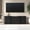 Black, variant on Vance Rectangular TV Stand for TV's up to 78" in Alder Brown