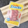 thumbnail image 2 of Kikkerland Medium Healthy Snacks Stand-Up Zipper Storage Bags - Set of 3, 2 of 2