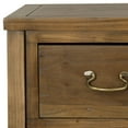 thumbnail image 4 of SAFAVIEH Cindy Contemporary Nautical Console w/ 3 Storage Drawers, Oak, 4 of 5