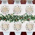 thumbnail image 7 of GZHJMY Christmas Gnome Round Placemats Set of 6, Non-Slip PVC Table Mats Washable Heat Resistant Place Mats for Kitchen Dining Table Christmas Home Decor, 15.4 Inch Table Mat, 7 of 7
