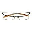 thumbnail image 6 of New Balance Mens Eyeglass Rectangle Rimless Metal NB 356 3 Antique Gold. 53mm, 6 of 6