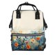 thumbnail image 1 of Disketp Floral Mountain Landscape Mochila de Pañales de Gran Capacidad con Múltiples Bolsillos, Mochila de Viaje Multifuncional para Bebé, Unisex, Moderna y Resistente, 1 of 6