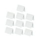 thumbnail image 2 of 10 mini letreros de pizarra acrílicos, pequeños letreros de pizarra para mesa, letreros decorativos Blanco, 2 of 9