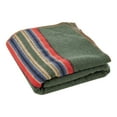 thumbnail image 2 of VEVOR Wool Camping Blanket, Large Warm Stadium Blanket, Waterproof & Windproof, Flame Retardant, Great for Outdoors, Picnics, Hiking, Sports Events, Travel, 64" x 88" (80% Wool), Texture Multicolor, 2 of 9