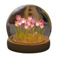 thumbnail image 4 of Lámpara de noche con ramo de tulipanes, material de bricolaje, bolsa, adornos creativos hechos a mano, lámpara de ambiente, regalo para estudiantes, regalo de Tanabata, 4 of 5