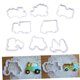 thumbnail image 3 of OFFIGAM 8Ud Cortadores De Para Galletas En Forma De Auto Para Repostería, 3 of 8